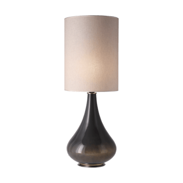 Lámpara de mesa Renata base de lámpara gris - Milano Tostado L - Flavia Lamps