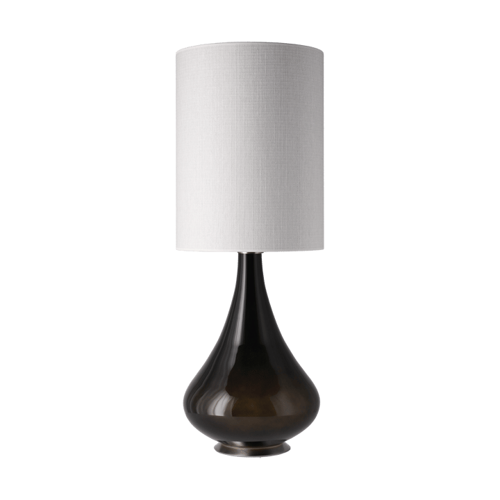 Lámpara de mesa Renata base de lámpara negra - Babel Beige L - Flavia Lamps