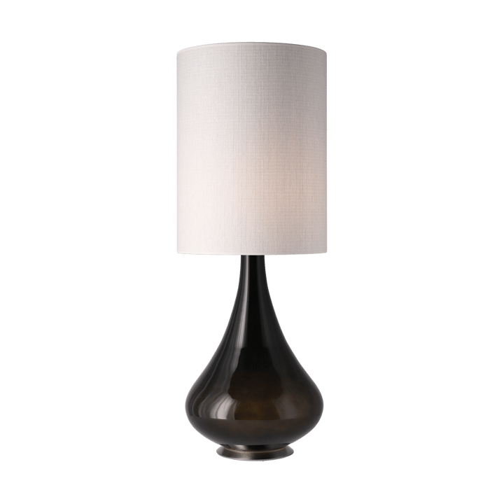 Lámpara de mesa Renata base de lámpara negra - Babel Beige L - Flavia Lamps