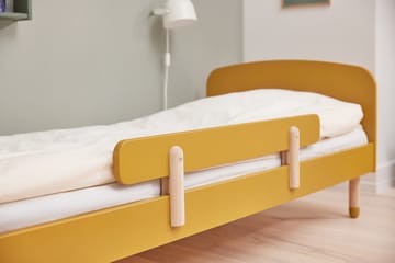 Cama con barandilla Dots 96x204 cm - Amarillo - FLEXA