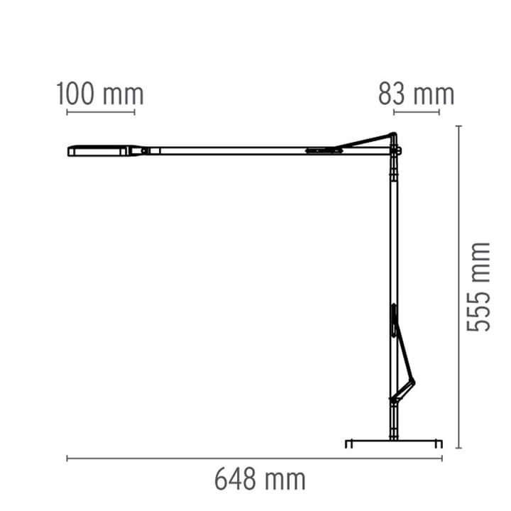 Lámpara de mesa Kelvin T LED - Blanco brillante - Flos