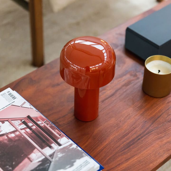 Lámpara de mesa portátil Bellhop - Brick red - Flos