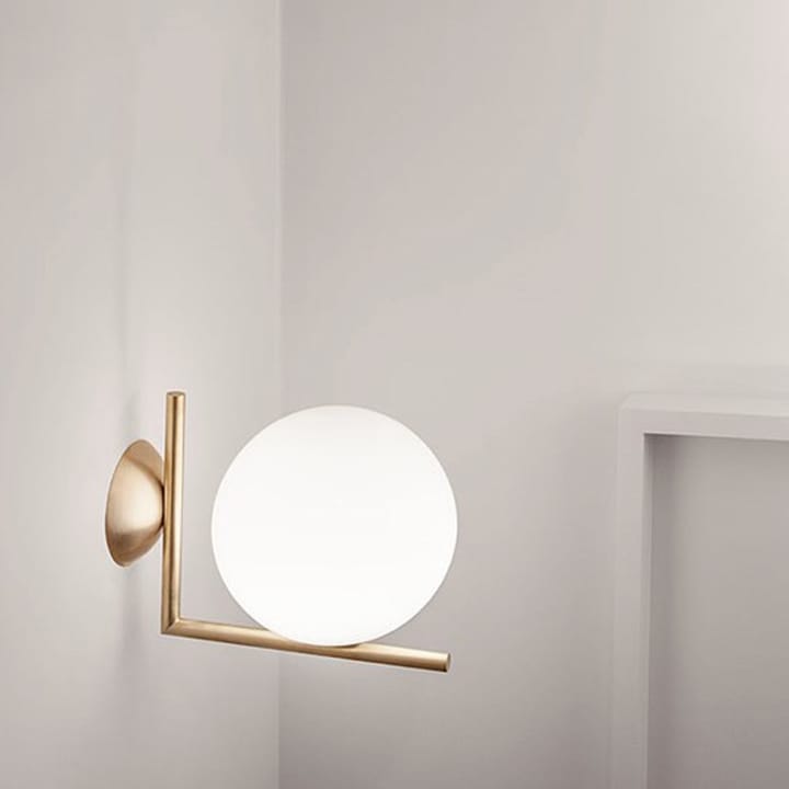 Lámpara de pared IC lights C/W1 - Burgundy, opal - Flos