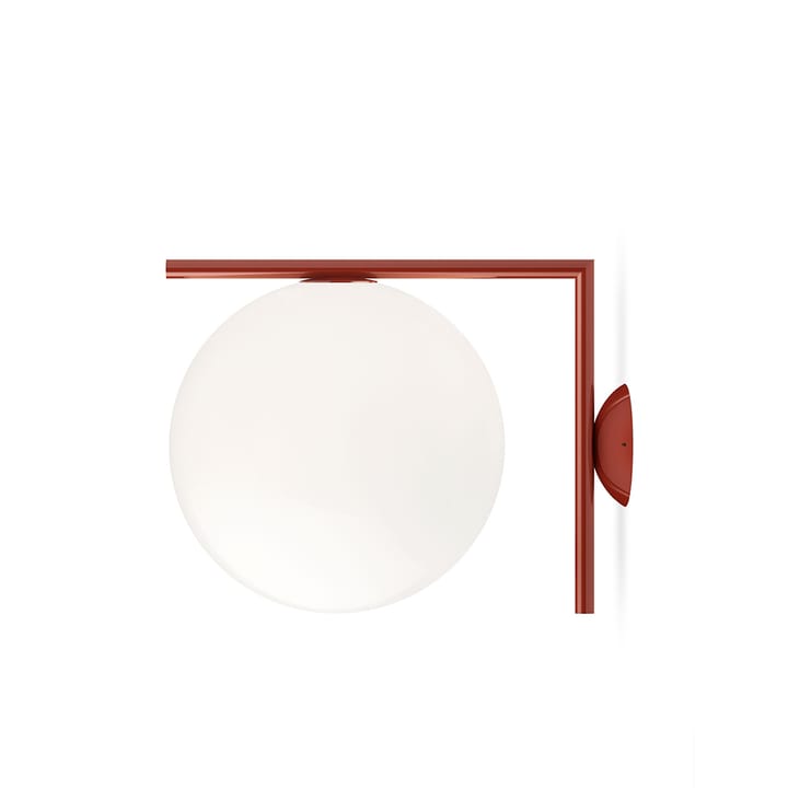 Lámpara de pared IC lights C/W1 - Burgundy, opal - Flos