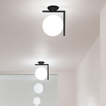 Lámpara de pared IC lights C/W1 - Burgundy, opal - Flos