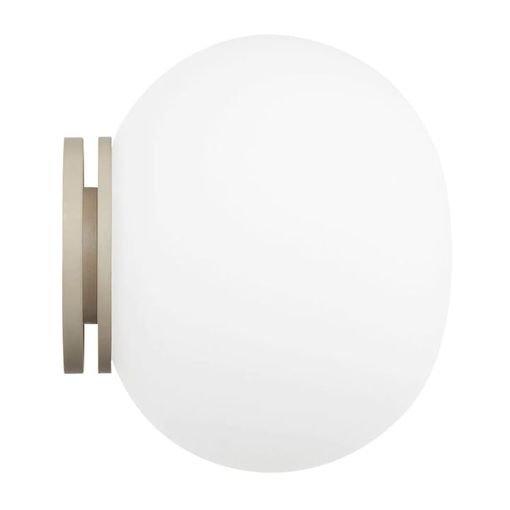 Lámpara de pared y techo Mini Glo-Ball CW de montaje en espejo - Blanco - Flos