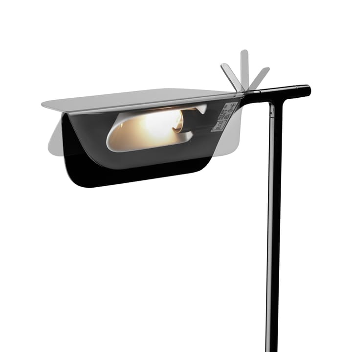 Lámpara de pie LED Tab F - Lacado negro - Flos