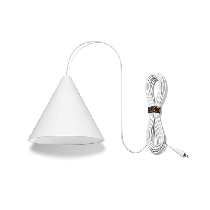 Lámpara de techo cono String Light - Blanco, 12 m cable - Flos