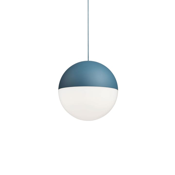 Lámpara de techo String Light Sphere - Azul, 12 m cable - Flos