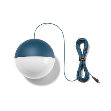 Lámpara de techo String Light Sphere - Azul, 12 m cable - Flos