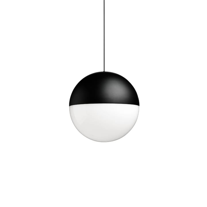 Lámpara de techo String Light Sphere - Negro, 12 m cable - Flos