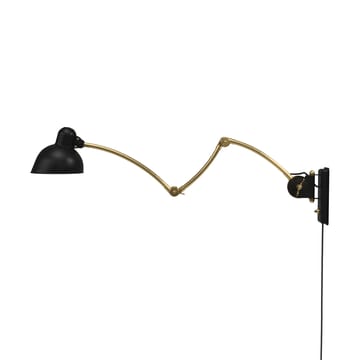 Lámpara de pared Kaiser Idell 6559-W - Matt black-brass - Fritz Hansen