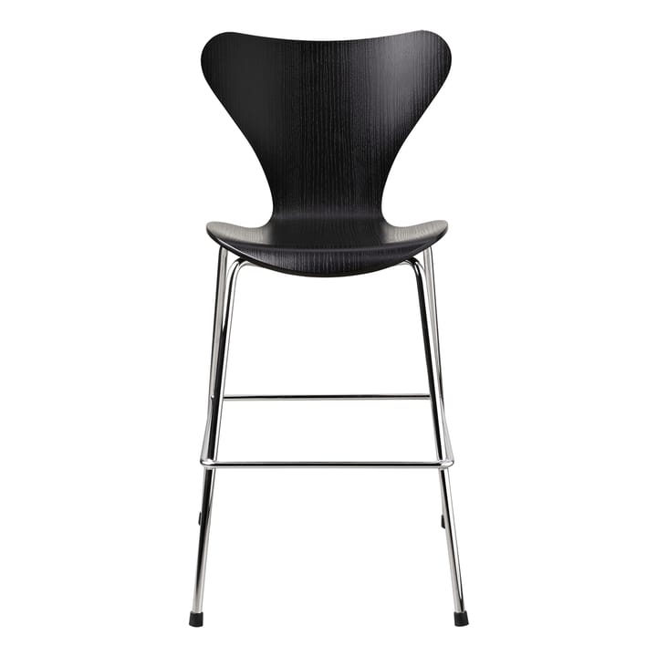 Silla 3177 Series 7 Junior cromo, Black Fritz Hansen