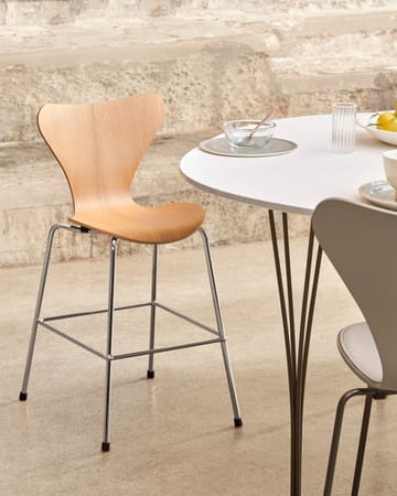 Silla 3177 Series 7 Junior cromo - Oak - Fritz Hansen