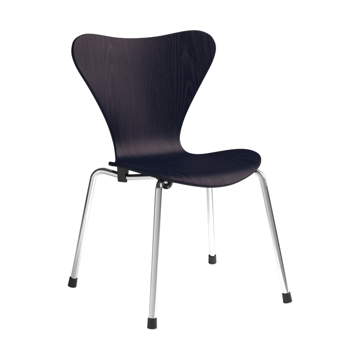 Silla infantil 3177 Series 7 - Midnight blue fresno pintado-cromo - Fritz Hansen