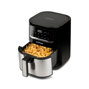 Freidora de aire Friggisano air fryer 4,5 l - Plateado-negro - G3 Ferrari