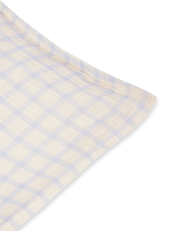 Funda de almohada Gingham Sky Blue Muslin - 50x60 cm - Garbo&Friends