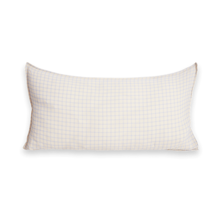 Funda de almohada Gingham Sky Blue Muslin - 50x90 cm - Garbo&Friends