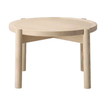 Mesa de centro Elna - Fresno-white-Ø40 cm - Gärsnäs