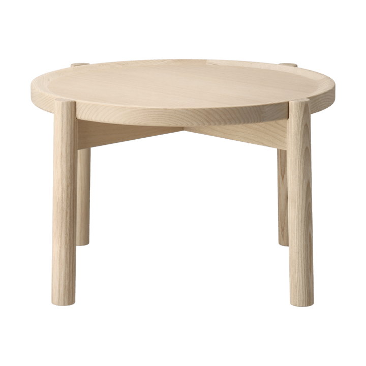 Mesa de centro Elna - Fresno-white-Ø40 cm - Gärsnäs