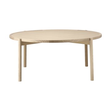 Mesa de centro Elna - Fresno-white-Ø90 cm - Gärsnäs