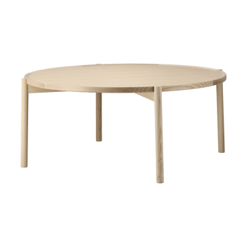 Mesa de centro Elna - Fresno-white-Ø90 cm - Gärsnäs