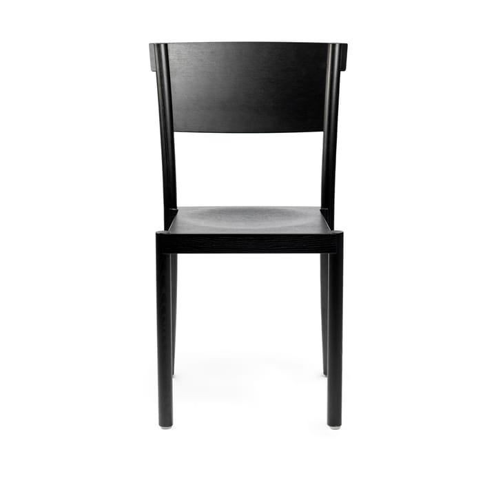 Silla Light & Easy - Fresno-teñido negro-asiento chapado - Gärsnäs