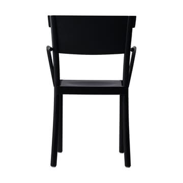 Silla Light & Easy - Fresno-teñido negro-asiento chapado - Gärsnäs