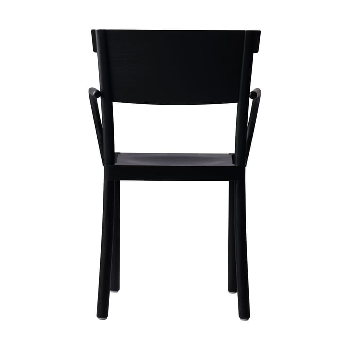 Silla Light & Easy, Fresno-teñido negro-asiento chapado Gärsnäs