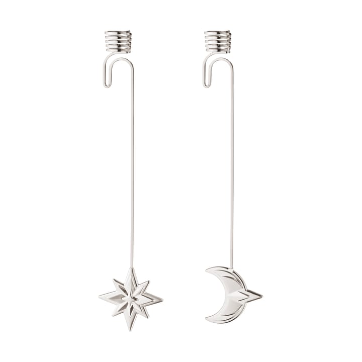 Candelabro luna y estrella 2024 - Chapado en paladio - Georg Jensen