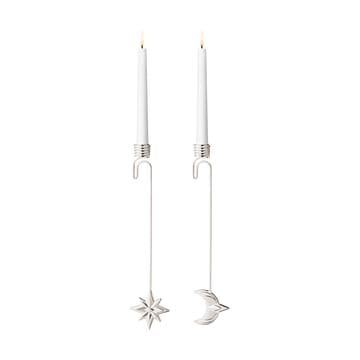 Candelabro luna y estrella 2024 - Chapado en paladio - Georg Jensen