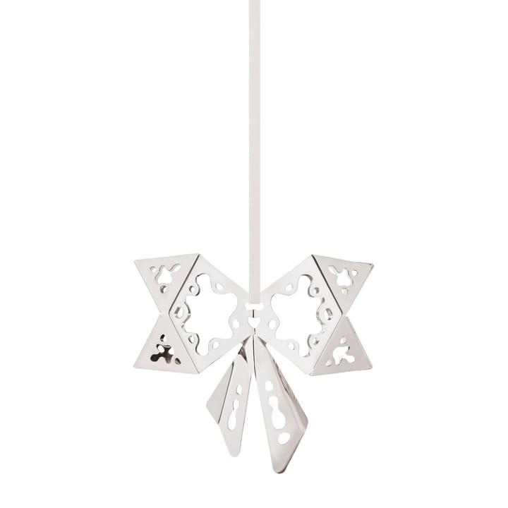 Colgante de navidad 2022 Bow, chapado en paladio Georg Jensen