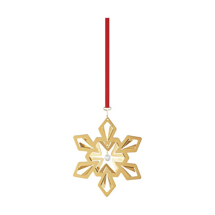 Copo de nieve de Navidad 2024 - Chapado en oro - Georg Jensen