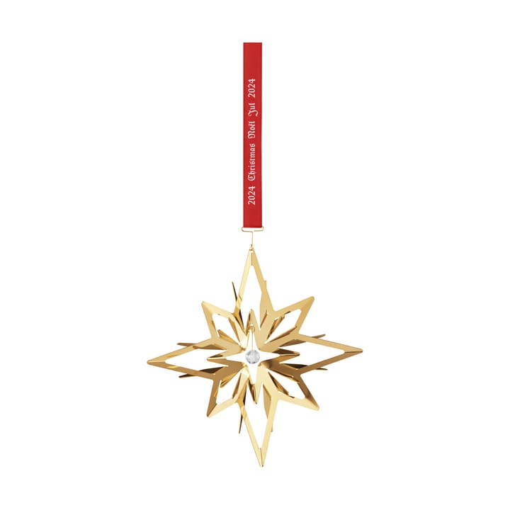 Estrella colgante de Navidad 2024 - Chapado en oro - Georg Jensen