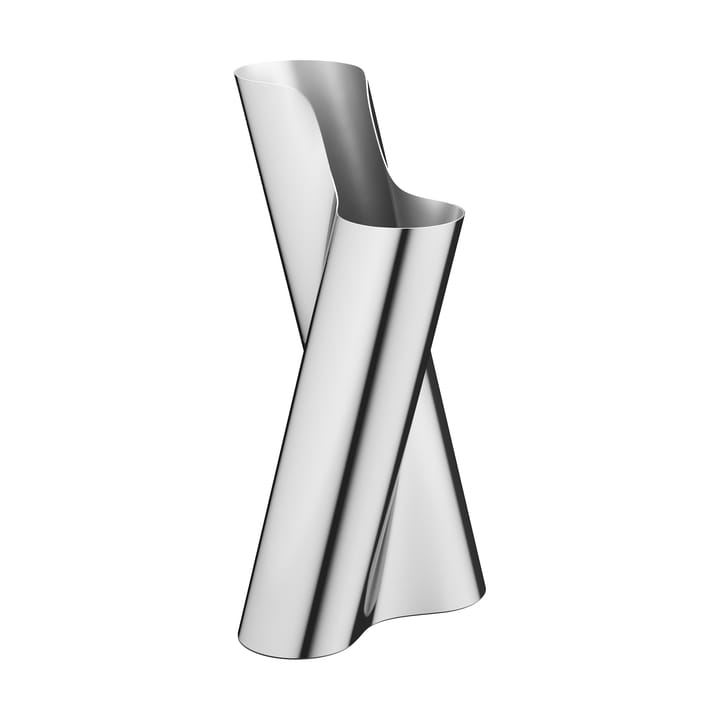 Jarrón de suelo Lituus 49,8 cm - Acero inoxidable - Georg Jensen