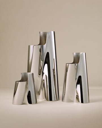 Jarrón de suelo Lituus 49,8 cm - Acero inoxidable - Georg Jensen