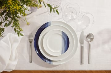 Plato Koppel decorado Ø22 cm - Blanco-azul - Georg Jensen