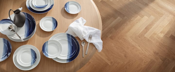 Plato Koppel decorado Ø22 cm, Blanco-azul Georg Jensen