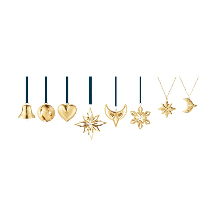 Set de adornos 8 piezas 2024 - Chapado en oro - Georg Jensen