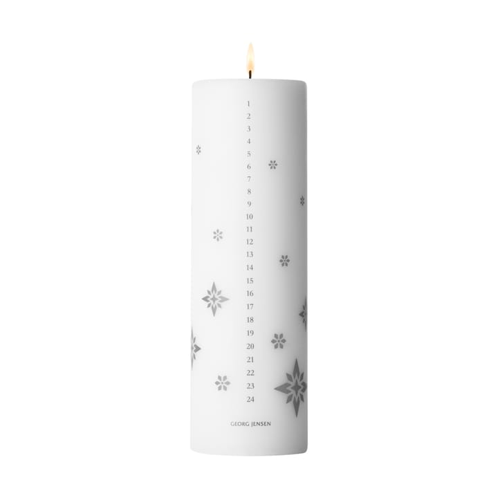 Vela de Adviento 2024 de 25 cm - Plata - Georg Jensen