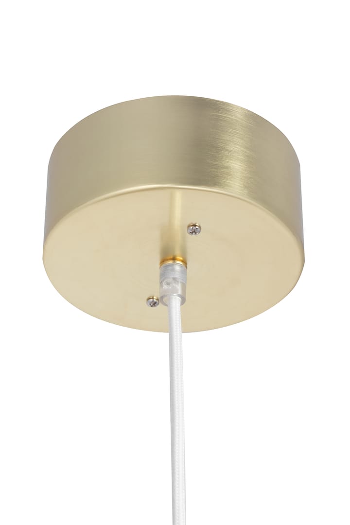 Lámpara colgante mini Astrid Ø20 cm - Latón cepillado-blanco - Globen Lighting