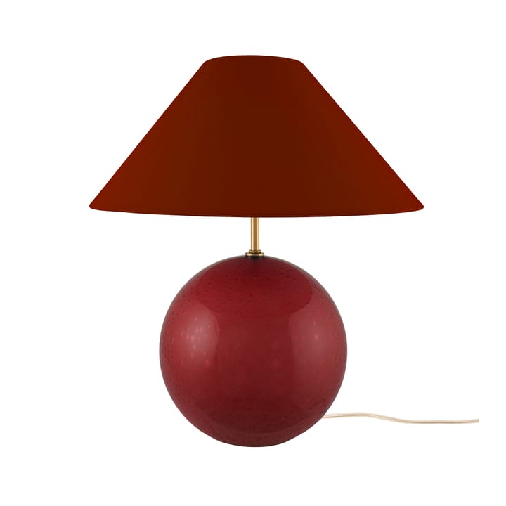 Lámpara de mesa Iris 35 39 cm - Burgundy - Globen Lighting