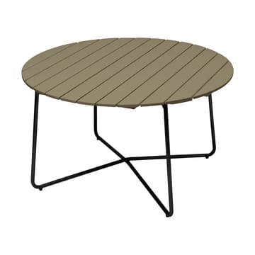 Mesa de comedor 9A - Light green oak-black base, Ø120 cm - Grythyttan Stålmöbler