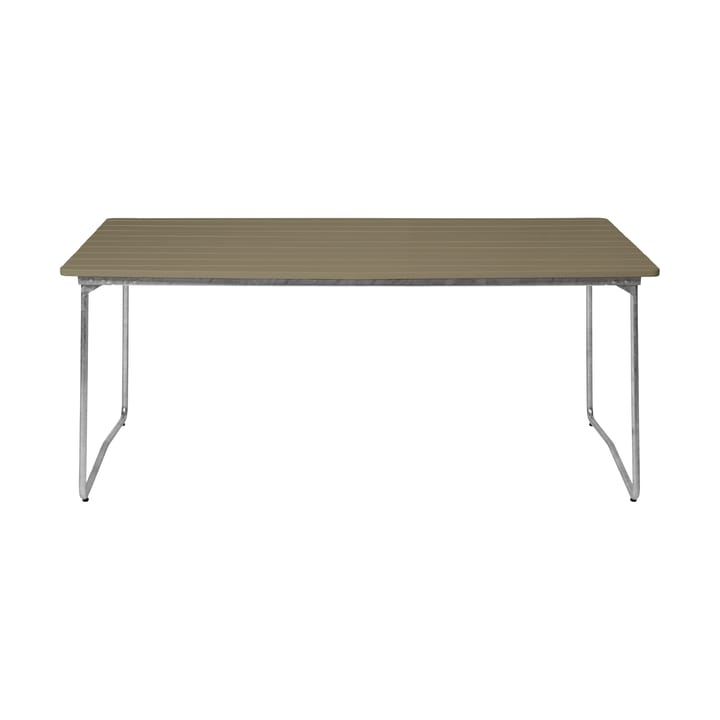 Mesa de comedor B31 170 , Light green oak-hot galvanized base Grythyttan Stålmöbler