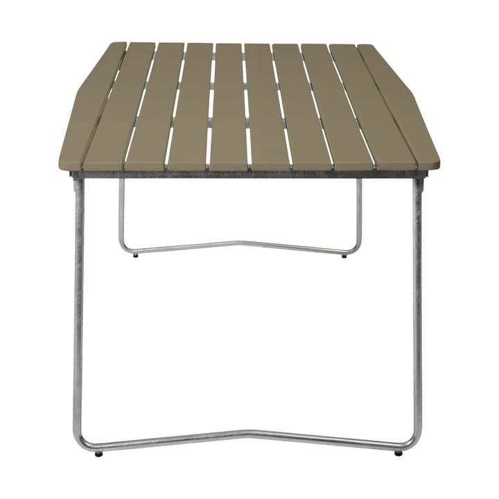 Mesa de comedor B31 170 , Light green oak-hot galvanized base Grythyttan Stålmöbler