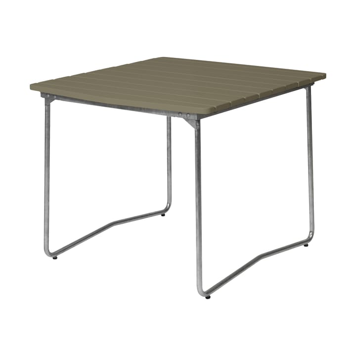 Mesa de comedor B31 84  - Light green oak-hot galvanized base - Grythyttan Stålmöbler