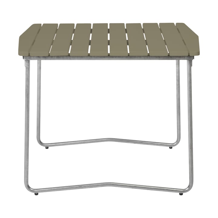 Mesa de comedor B31 84 , Light green oak-hot galvanized base Grythyttan Stålmöbler