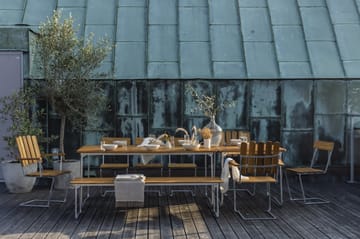 Mesa de comedor B31 84  - Roble aceitado - estructura galvanizada en caliente - Grythyttan Stålmöbler