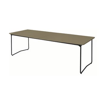 Mesa Table B31 230 cm - Light green oak-black base - Grythyttan Stålmöbler