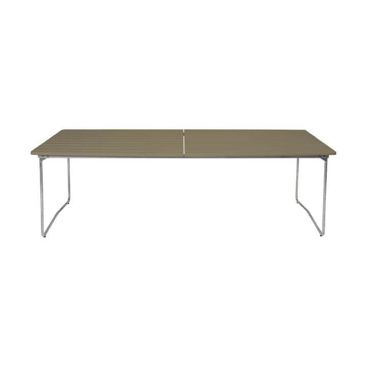 Mesa Table B31 230 cm - Light green oak-hot galvanized base - Grythyttan Stålmöbler